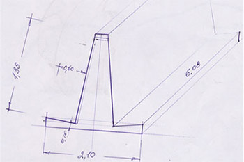 Схема пирамиды 6,10 метра